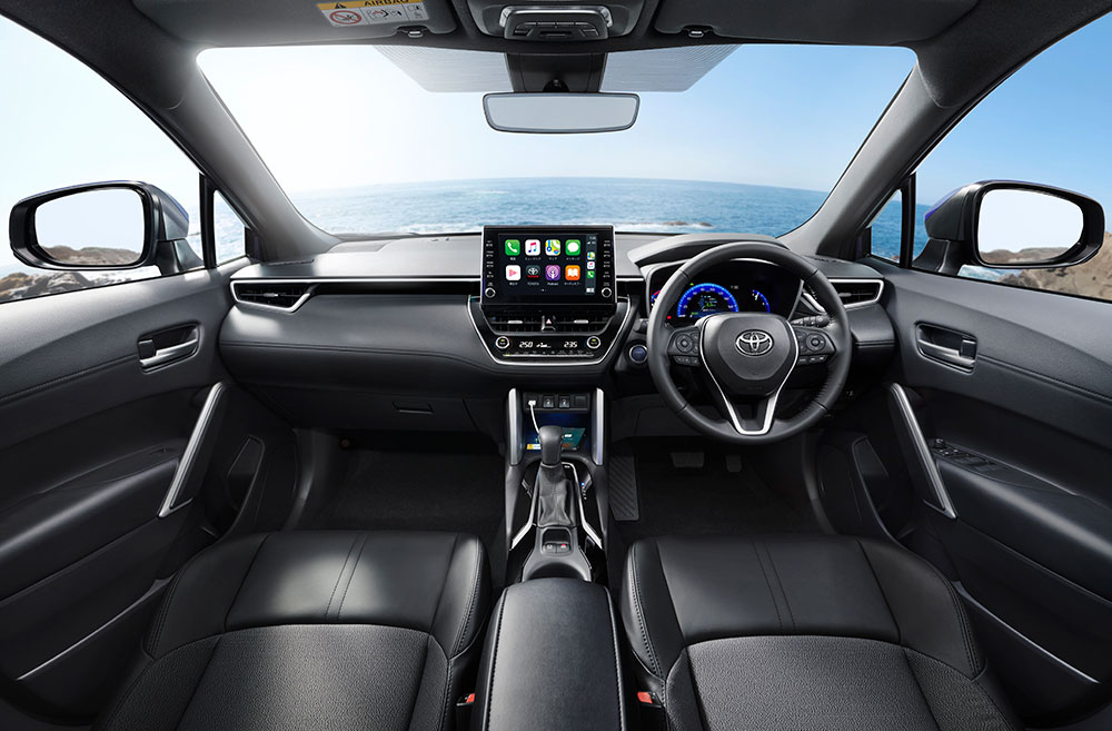 Toyota Corolla Cross 2021 cũng có màn hình trung tâm nằm độc lập trên mặt táp-lô Toyota Corolla Cross 2021 cũng có màn hình trung tâm nằm độc lập trên mặt táp-lô