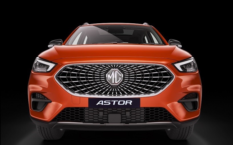 Cận cảnh đầu xe của MG Astor 2021