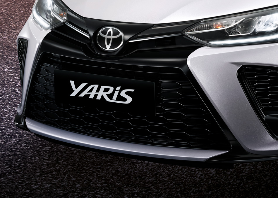 Cận cảnh đầu xe của Toyota Yaris 2021 Cận cảnh đầu xe của Toyota Yaris 2021