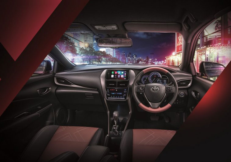 Nội thất của Toyota Yaris 2021 Nội thất của Toyota Yaris 2021