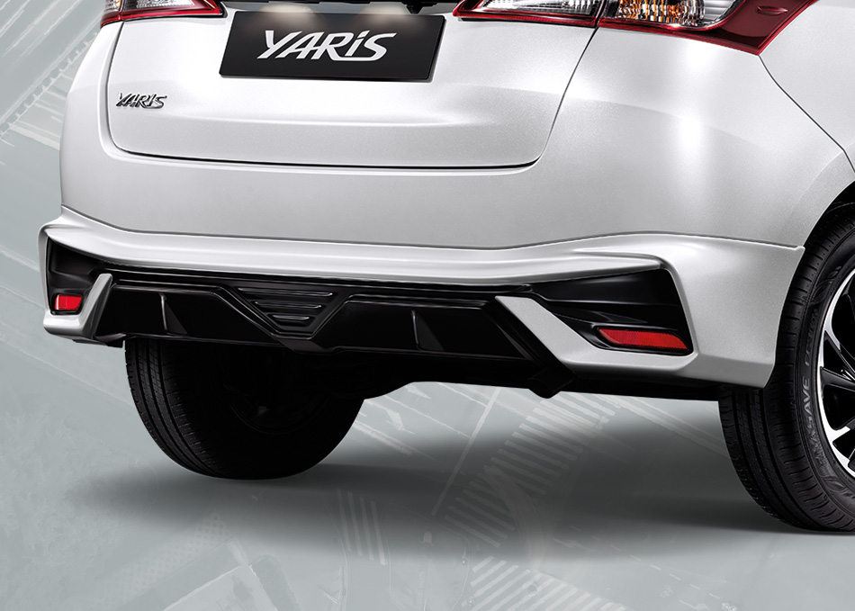 Bộ khuếch tán gió sau của Toyota Yaris 2021 Bộ khuếch tán gió sau của Toyota Yaris 2021