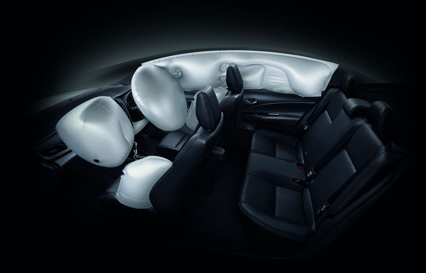 Toyota Yaris 2021 có 7 túi khí Toyota Yaris 2021 có 7 túi khí
