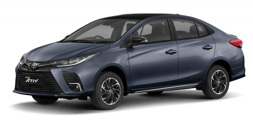 Toyota Yaris Ativ 2021 màu xanh phối nóc đen mới Toyota Yaris Ativ 2021 màu xanh phối nóc đen mới