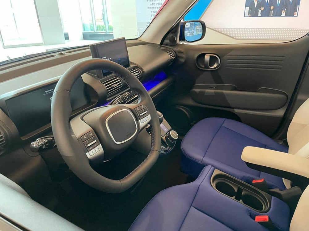 Nội thất bên trong Hyundai Casper 2022