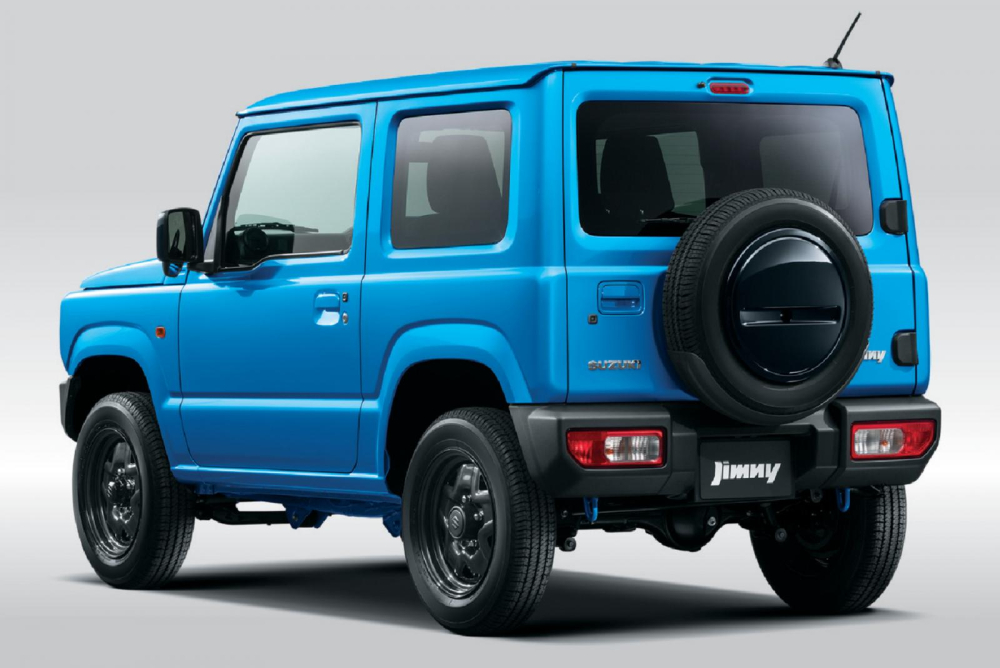 Lốp dự phòng của Suzuki Jimny 2022 có thêm ốp mới Lốp dự phòng của Suzuki Jimny 2022 có thêm ốp mới