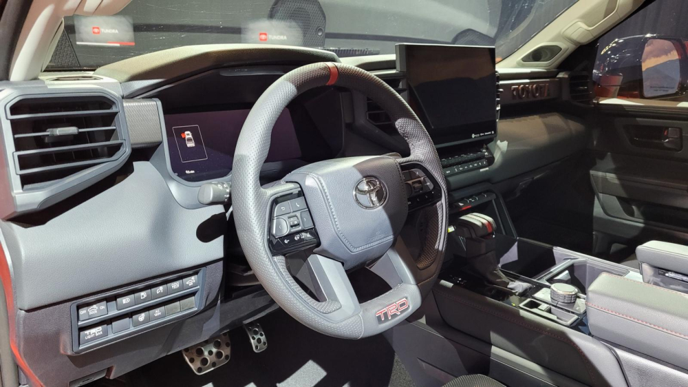 Nội thất của Toyota Tundra TRD Pro 2022 Nội thất của Toyota Tundra TRD Pro 2022