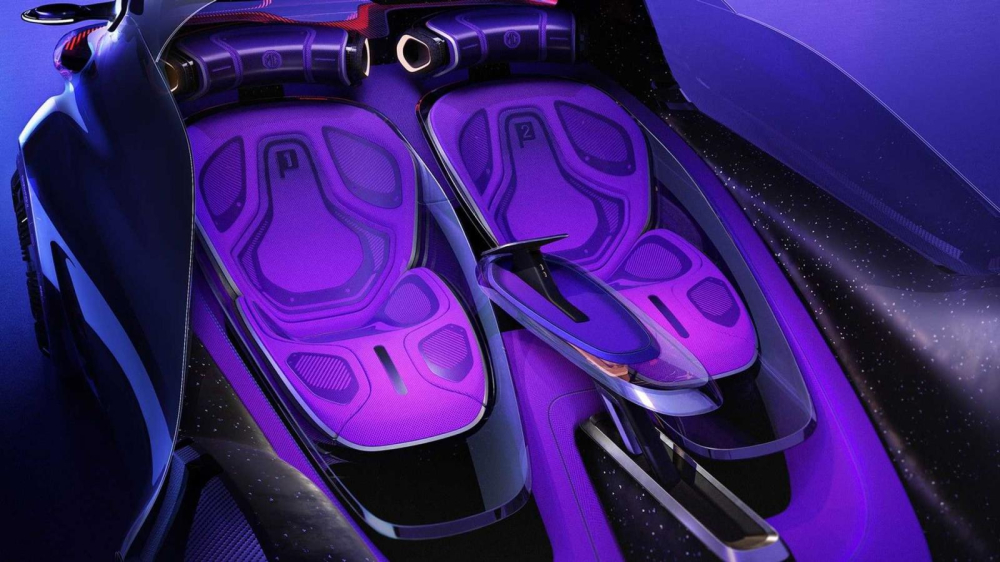 Nội thất của MG Maze gồm 2 ghế ngồi Nội thất của MG Maze gồm 2 ghế ngồi