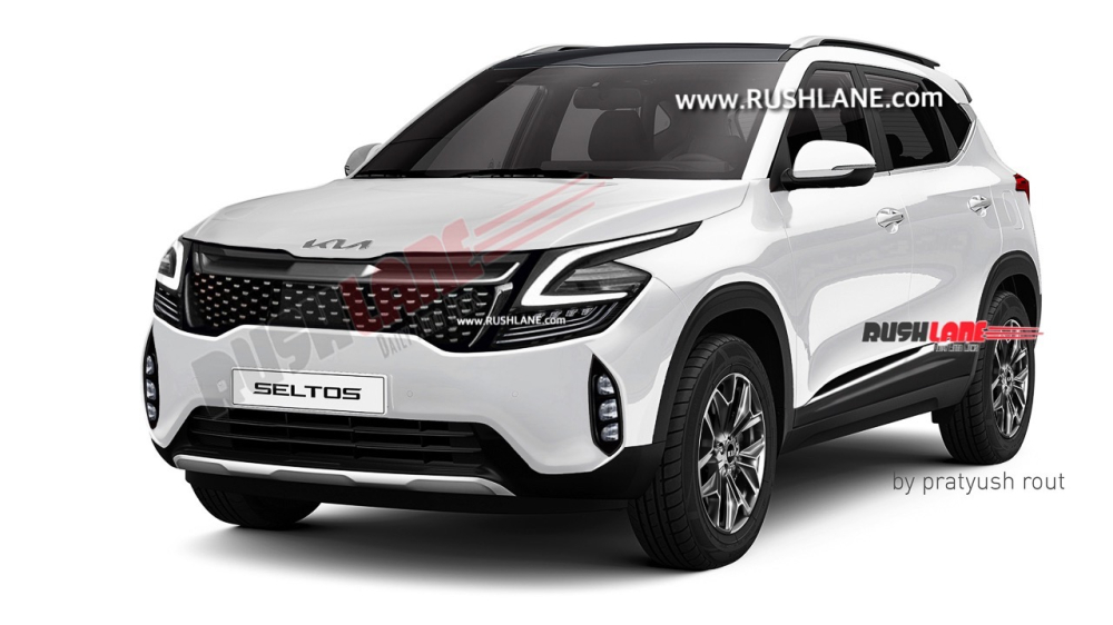 H&igrave;nh ảnh ph&aacute;c họa Kia Seltos 2022