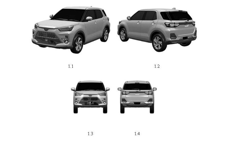 Toyota Raize được đăng ký bảo hộ kiểu dáng công nghiệp tại Việt Nam từ tháng 5/2021.