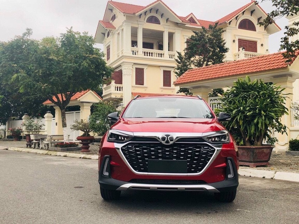 Thiết kế đầu xe BAIC X55 khá bắt mắt