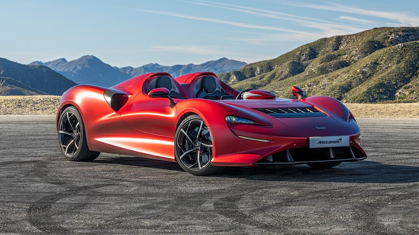 Dòng xe McLaren Elva nổi tiếng với thiết kế 4 không là không cửa số, không mui, không kính chắn gió trước và sau