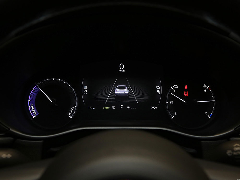 Bảng đồng hồ của Mazda CX-30 EV