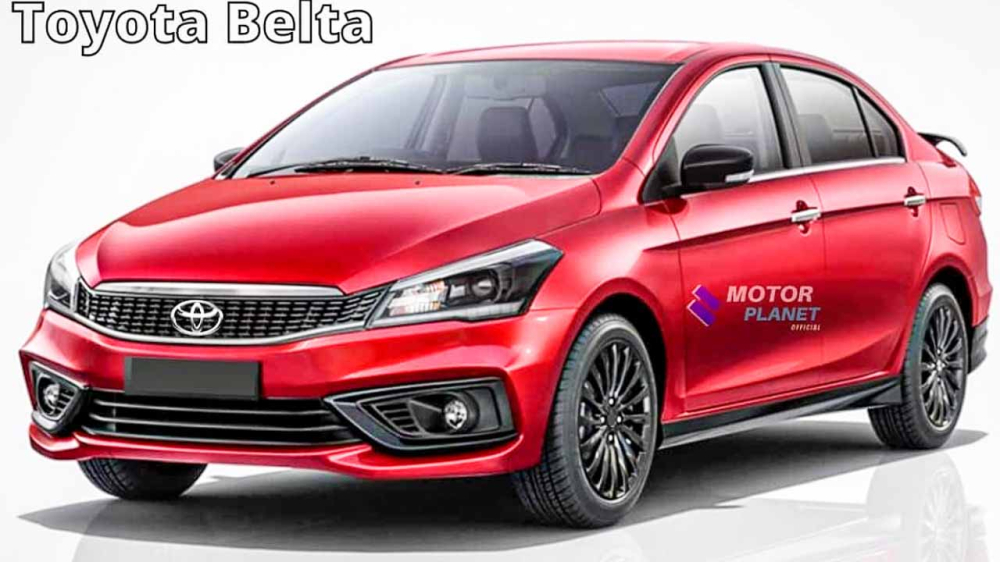 Ảnh phác họa Toyota Belta dựa trên Suzuki Ciaz