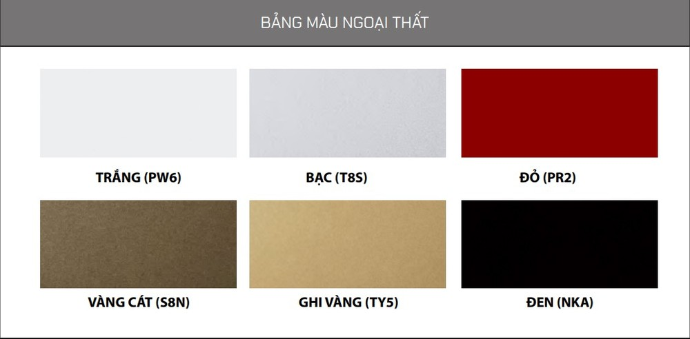 màu xe accent
