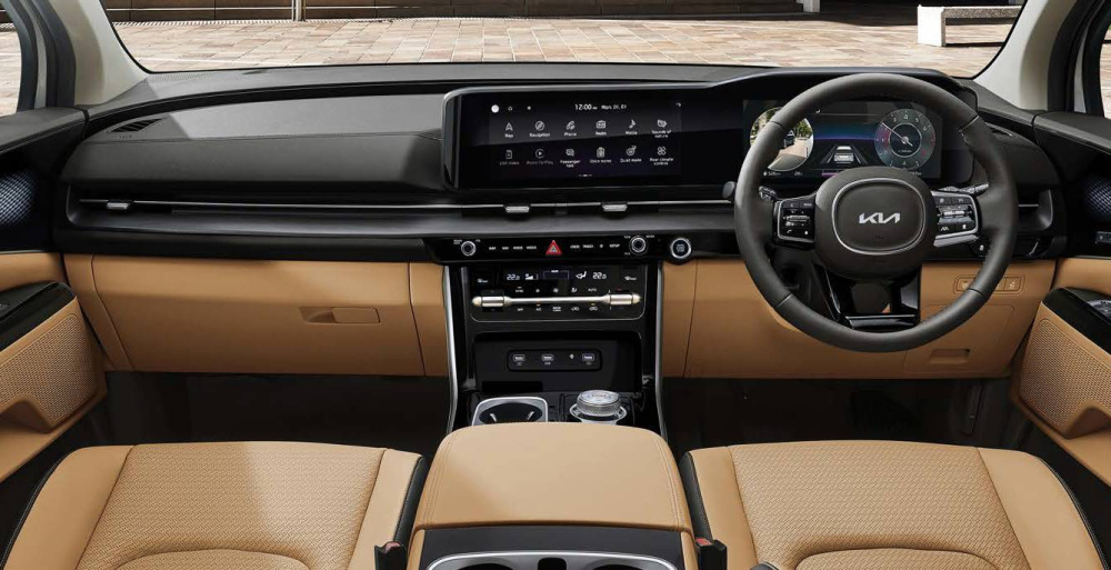 Nội thất b&ecirc;n trong Kia Carnival 2022 bản cao cấp nhất