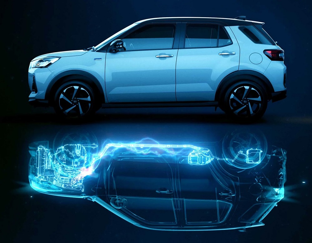 Daihatsu Rocky e:Smart Hybrid 2022 được bổ sung vành la-zăng mới