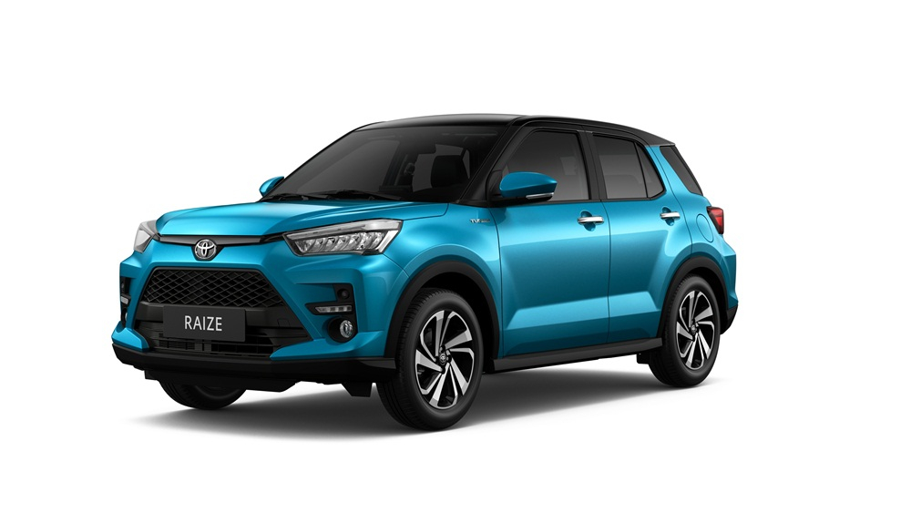 Đầu xe Toyota Raize g&acirc;y ấn tượng với cụm đ&egrave;n chiếu s&aacute;ng LED.