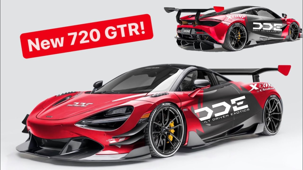 Bộ &aacute;o chiếc xe McLaren của xưởng độ Daily Driven Exotics