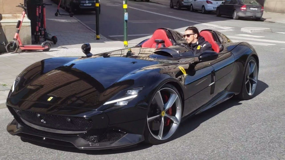 Ibrahimovic sau vô lăng siêu xe Ferrari Monza SP2