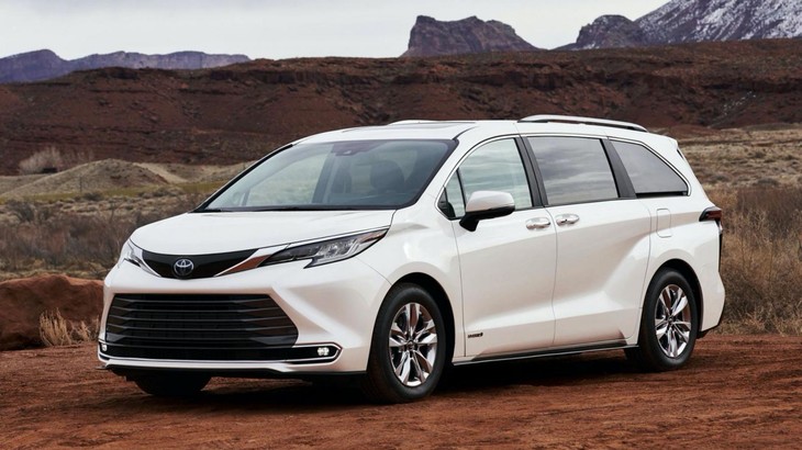Thiết kế ngoại thất của Toyota Sienna 2021 Thiết kế ngoại thất của Toyota Sienna 2021