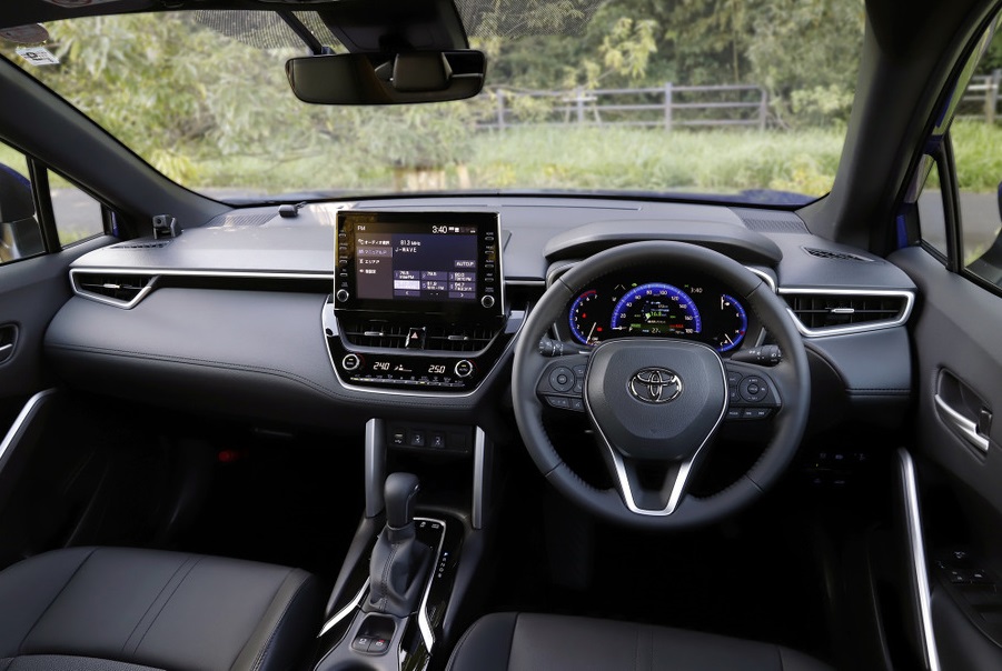 Nội thất của Toyota Corolla Cross ở Nhật Bản