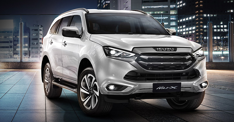 Thiết kế đầu xe của Isuzu MU-X 2022