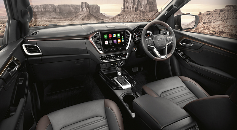 Nội thất của Isuzu D-Max 2022 tại thị trường Th&aacute;i Lan