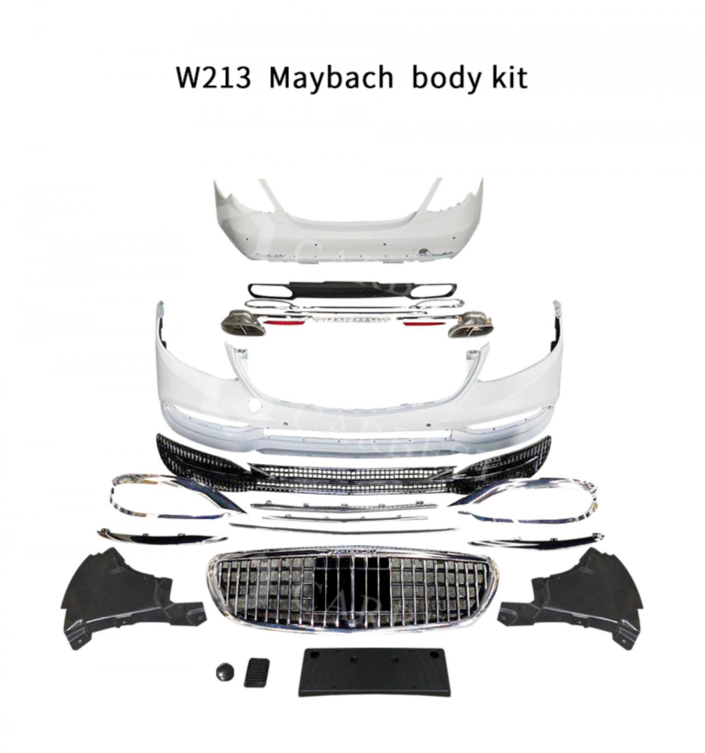 Bộ body kit để biến Mercedes-Benz E-Class L đời cũ th&agrave;nh Mercedes-Maybach S-Class