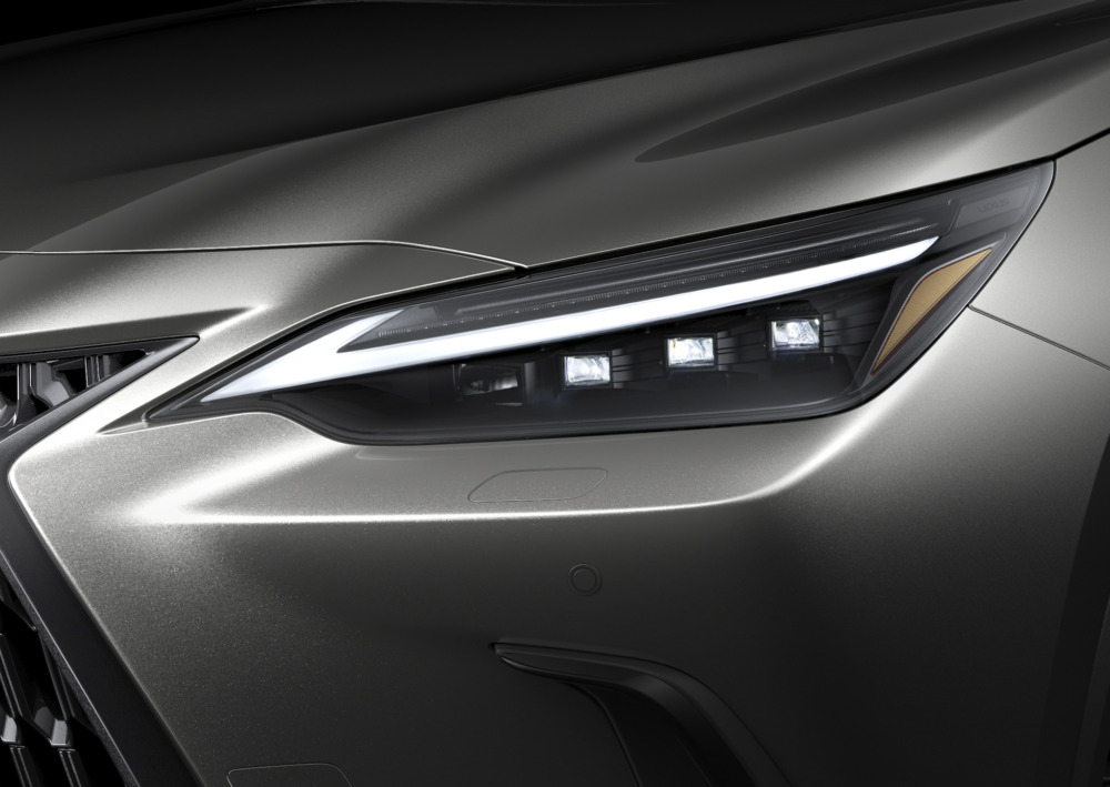 Cận cảnh đèn pha của Lexus NX 2022 Cận cảnh đèn pha của Lexus NX 2022