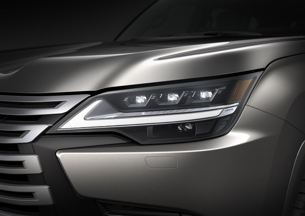 Cận cảnh đèn pha của Lexus LX 2022 Cận cảnh đèn pha của Lexus LX 2022