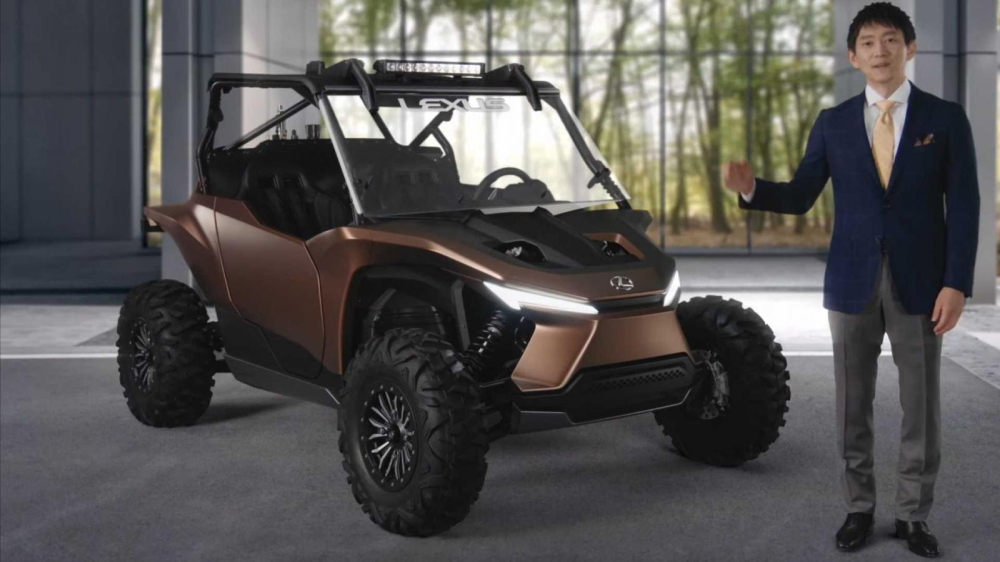 Lexus Off-Highway Recreational Vehicle Concept có hình dáng của một chiếc ATV chuyên đi địa hình