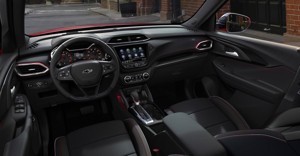 Nội thất bên trong Chevrolet Trailblazer dành cho Trung Quốc
