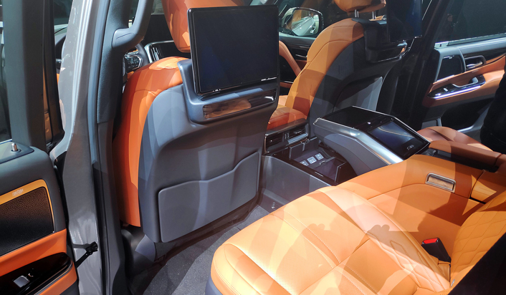 2 ghế thương gia phía sau của Lexus LX 2022 bản VIP 2 ghế thương gia phía sau của Lexus LX 2022 bản VIP