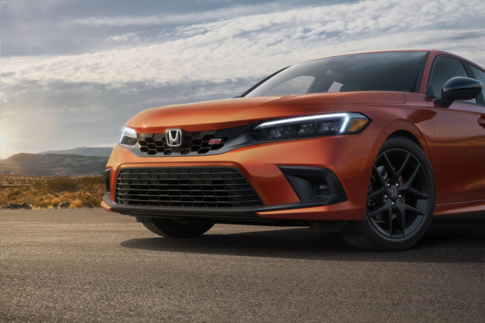 Thiết kế đầu xe của Honda Civic Si 2022 Thiết kế đầu xe của Honda Civic Si 2022