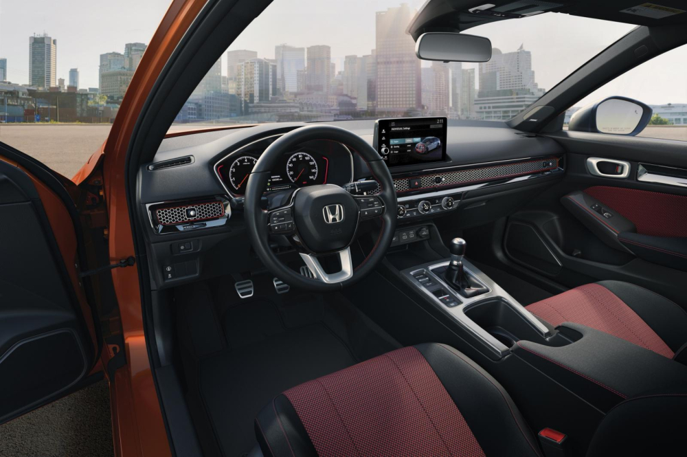 Khoang lái của Honda Civic Si 2022 Khoang lái của Honda Civic Si 2022