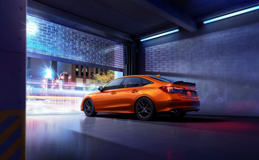 Honda Civic Si 2022 dùng vành hợp kim 18 inch màu đen nhám Honda Civic Si 2022 dùng vành hợp kim 18 inch màu đen nhám