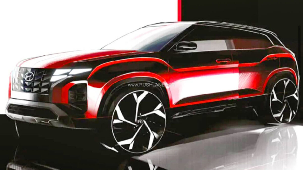 Hyundai Creta 2022 lần đầu tiên lộ diện với thiết kế như tiểu Tucson