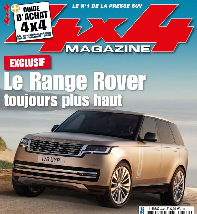 Thiết kế đầu xe của Range Rover 2022