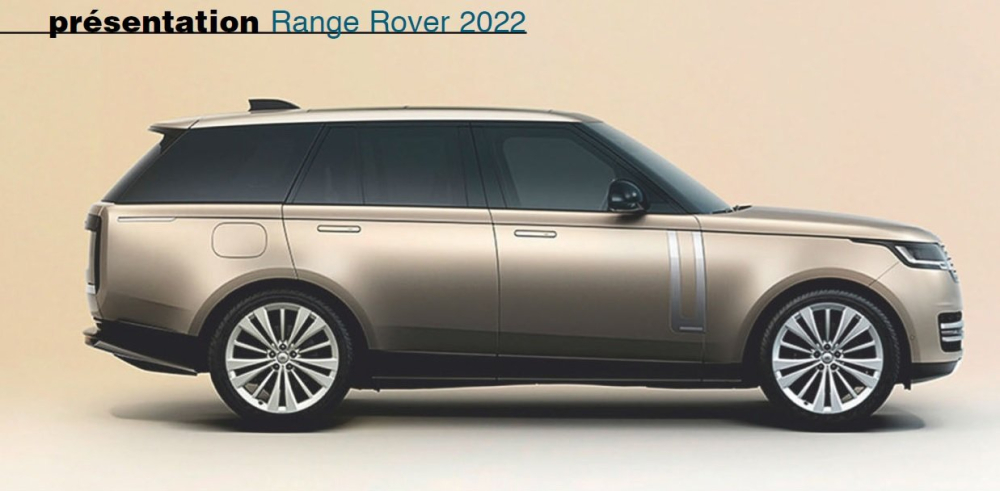 Range Rover 2022 nh&igrave;n từ b&ecirc;n sườn