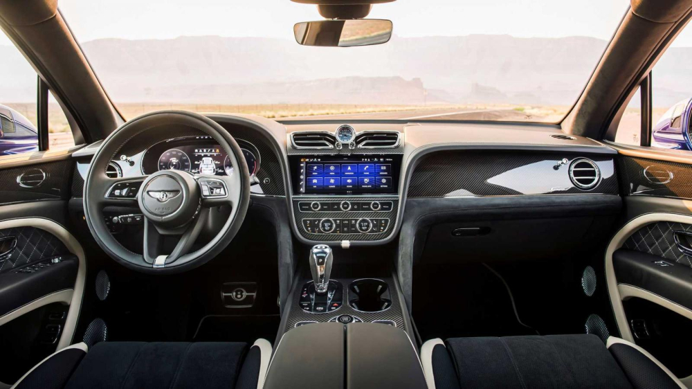Nội thất của Bentley Bentayga Speed