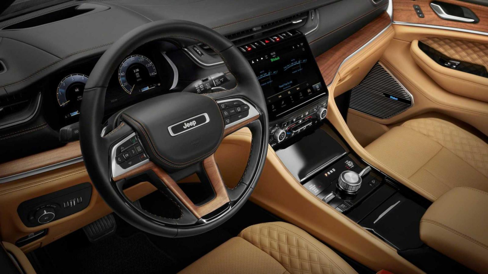 Nội thất của Jeep Grand Cherokee L