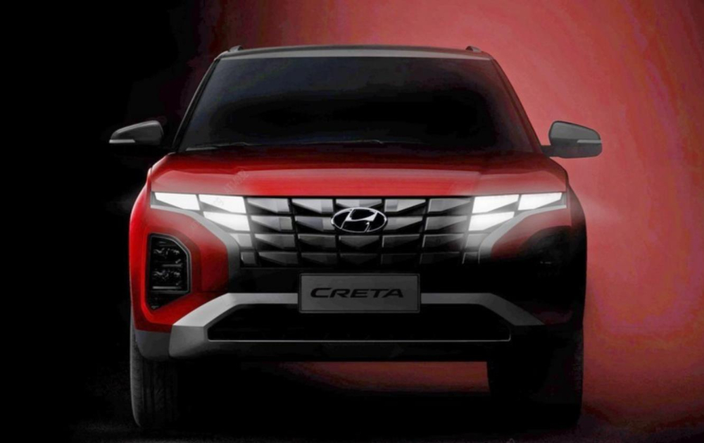 Cận cảnh thiết kế đầu xe của Hyundai Creta 2022