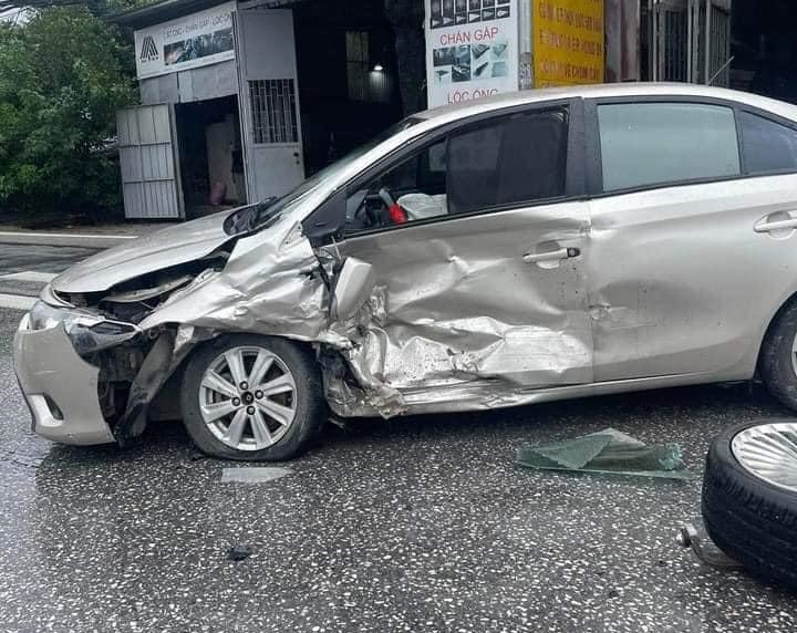 C&ograve;n đ&acirc;y l&agrave; chiếc xe Toyota Vios trong vụ việc
