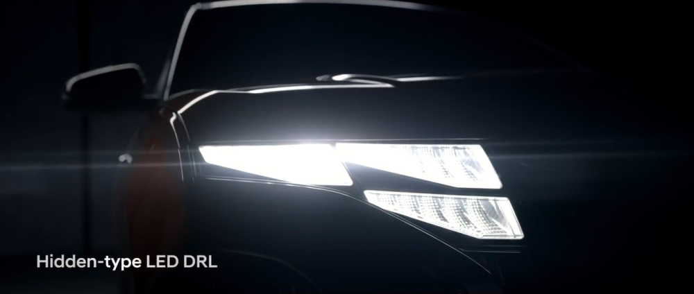 Đèn LED định vị ban ngày “Parametric Hidden Lights” của Hyundai Creta 2022
