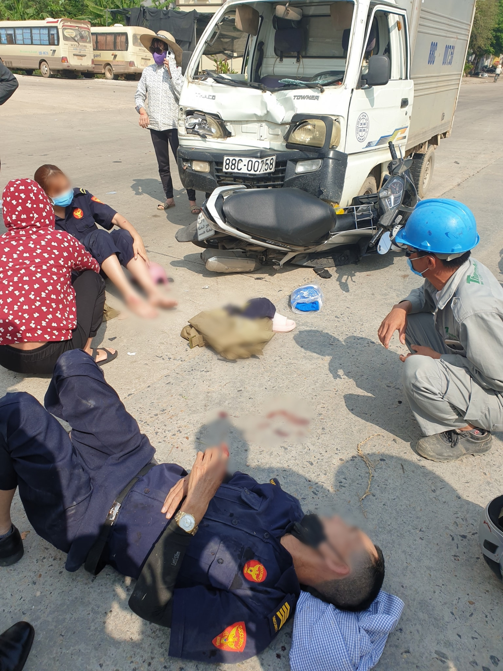 Hiện trường vụ tai nạn