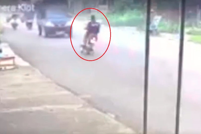 Nam thanh niên chạy lấn làn, tông trực diện ô tô tải