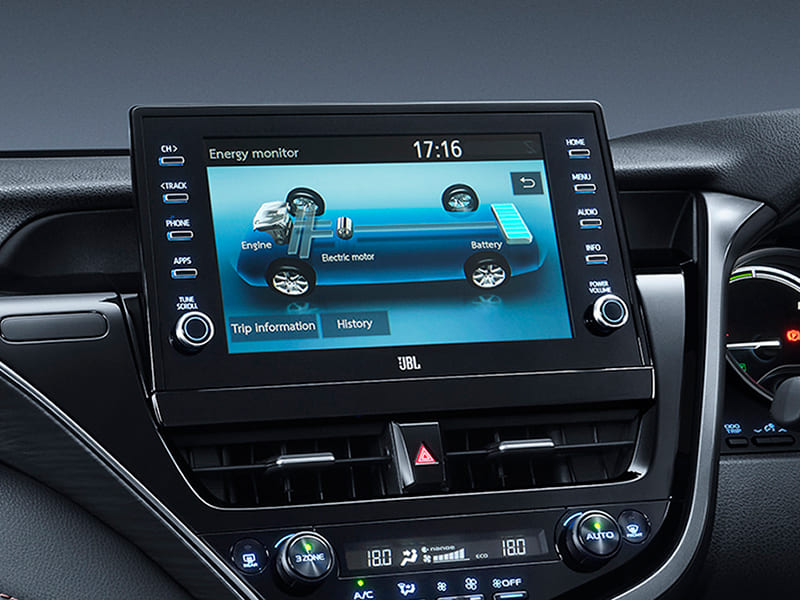 Màn hình thông tin giải trí 9 inch mới của Toyota Camry Hybrid 2022