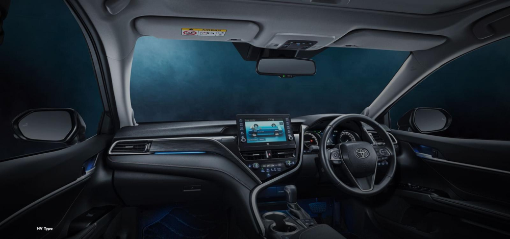 Nội thất của Toyota Camry Hybrid 2022 tại Indonesia