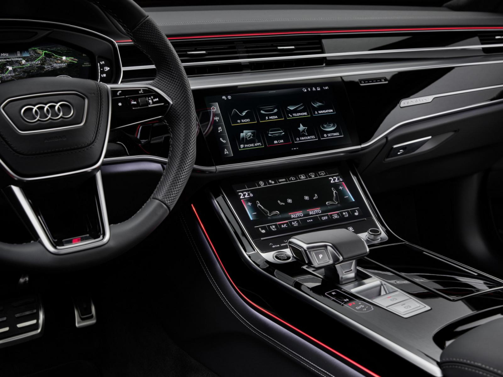 Audi A8 2022 dùng màn hình thông tin giải trí 8,6 inch