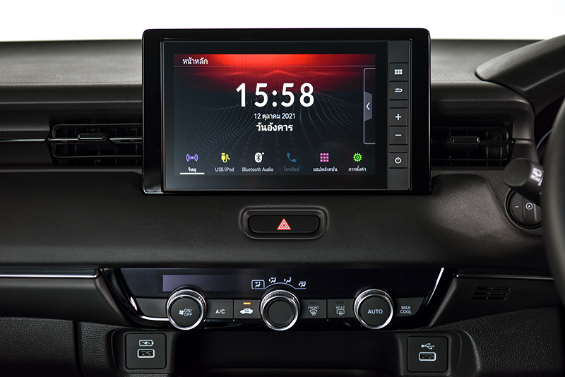 Màn hình trung tâm của Honda HR-V 2022